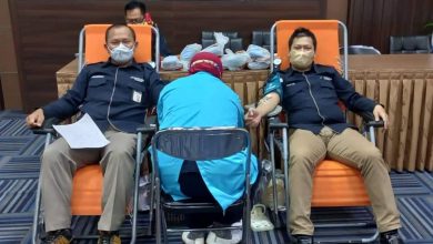 Photo of Donor Darah Perumdam Tirta Kencana Kota Samarinda, Hasilkan 36 Kantong