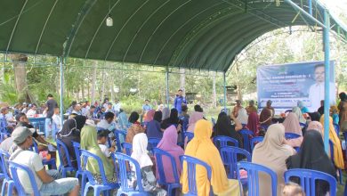Photo of Merawat Semangat Wawasan Kebangsaan, Baharuddin Demmu Gelar Sosbang di Desa Semangko Marangkayu