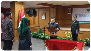 Photo of Makmur Marbun Lantik 34 Kepala Sekolah Di PPU.
