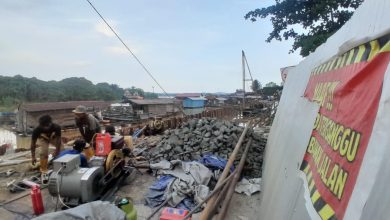 Photo of Jalan Tenggarong-Samarinda Amblas, Perbaikan Dikebut Hingga Akhir 2024