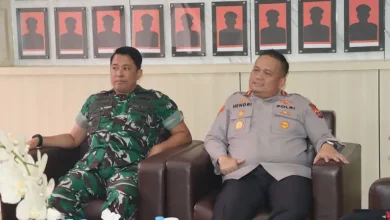 Photo of Perkuat Soliditas, Kapolresta Samarinda Jalin Silaturahmi dengan Kodim 0901/Samarinda